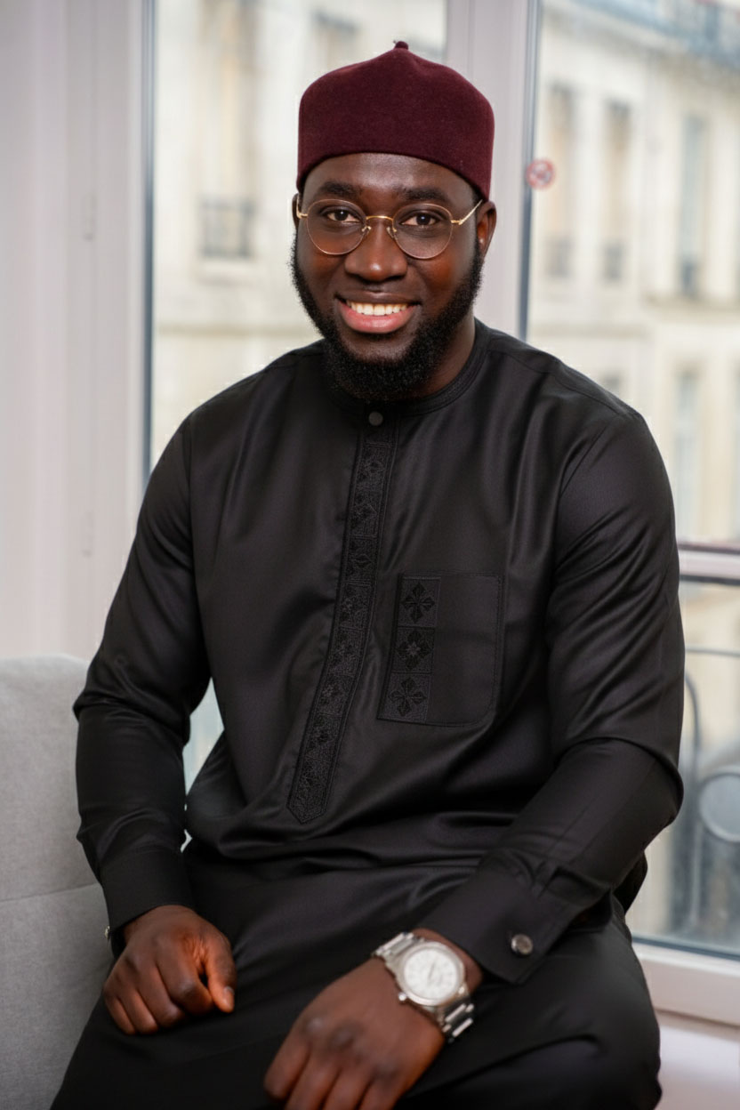 Costume africain noir